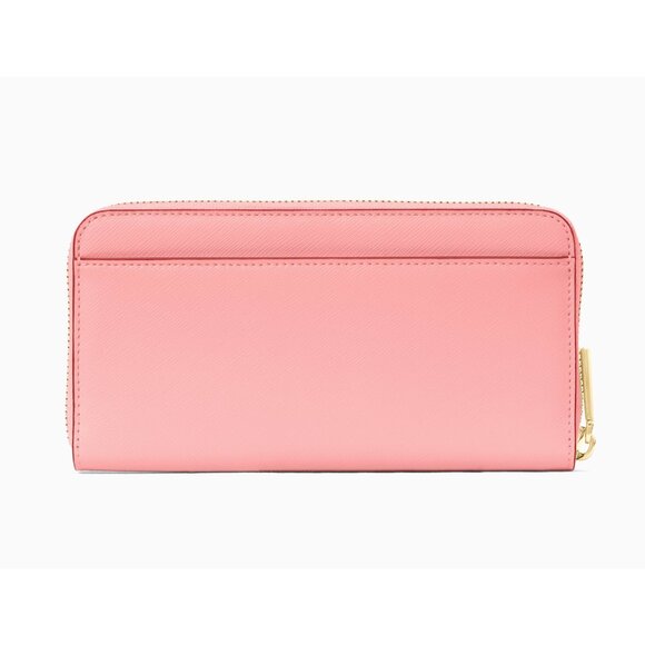 New Kate Spade Madison Saffiano Leather Large Continental Wallet Terracotta Tile - Picture 2 of 3